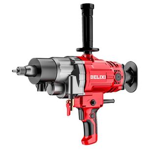 Delixi Water Drill Machine, Wet and Dry High-Power Drilling Machine, Handheld Desktop Air Conditioner Opening Diamond Drilling Machine