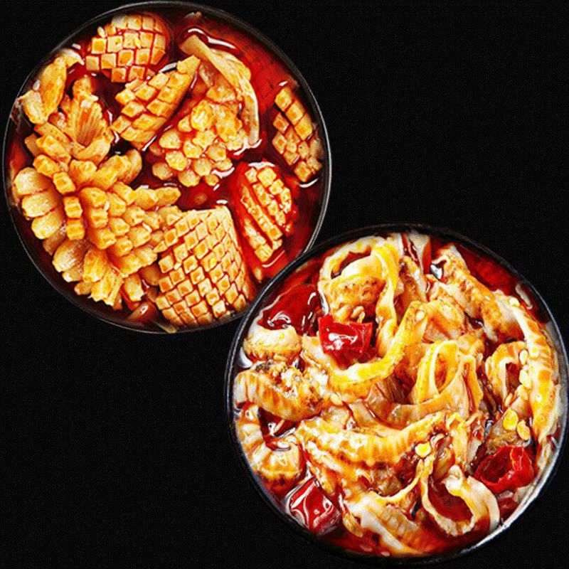 缶詰のタコ、缶詰のシーフード、缶詰のアワビ、イカ、スパイシーロブスター尾、既製のおかず、漬物|undefined