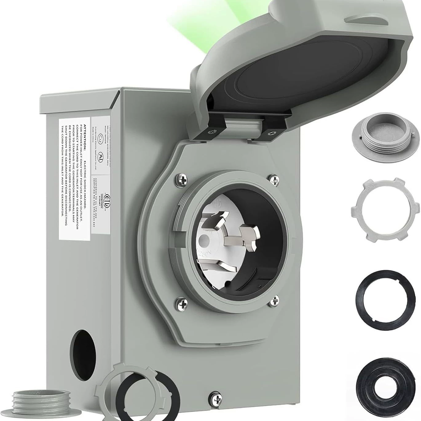 Вход лагеря РВ Интерфейс силы поручая кучи 30А50А американская японская панель гнезда Выход силы