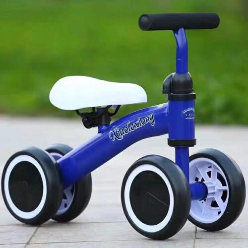 Baby tricycle for 1-2 year old children, anti-O leg, without footrest, push toy for indoor walking and learning to walk