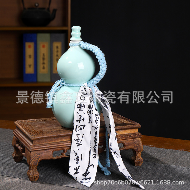 0.5kg 리본이 달린 호리병박 콩 녹색