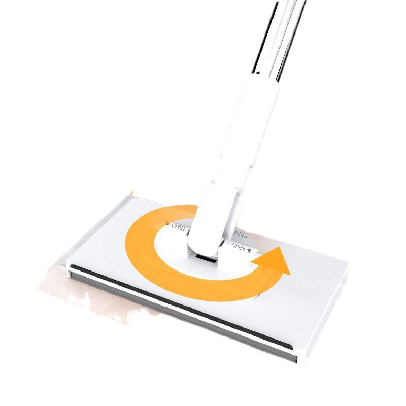 Wash Face Towel Mop Hand-Free Wash Lazy Mop Dry and Wet Dual-Use Large Household Cloth Mop