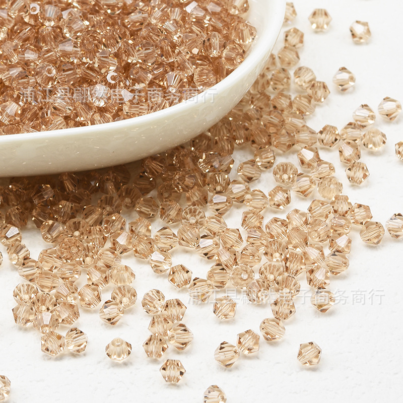 Rượu sâm banh bạc / Hạt kim cương boutique 3mm (100 chiếc/gói)
