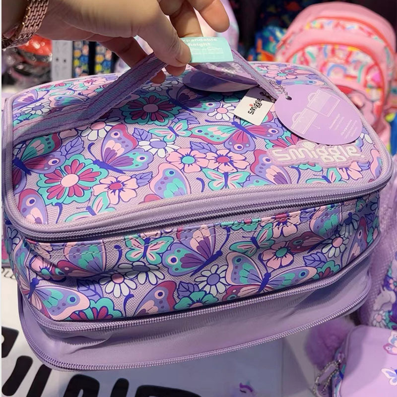 Bolsa de almuerzo australiana smiggle para estudiantes de primaria y secundaria, bolsa de almuerzo para niños, bolsa de almuerzo para estudiantes, bolsa de almuerzo de gran capacidad, nueva