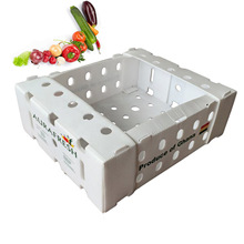 专供烟台苹果围板 塑料周转筐 果蔬包装盒