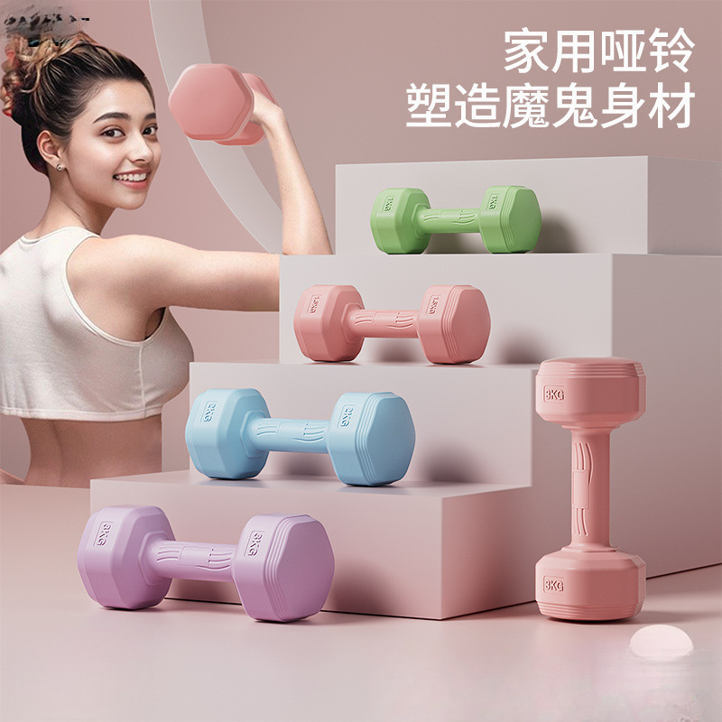 Dumbbells for Women, Fitness Equipment for Home, Slim Belly Barbell, Kettlebells, Children, Teenagers, Female Small Dumbbells, a Pair