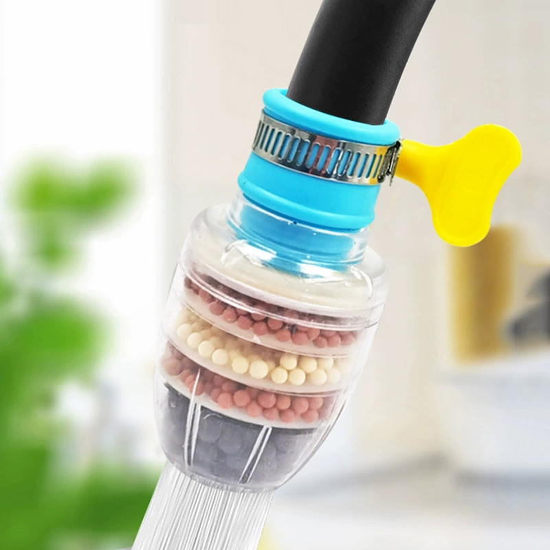 Смеситель для ванной комнаты, универсальный интерфейсный фильтр, бытовая водопроводная вода, брызгозащищенный душ, многослойный фильтр для воды