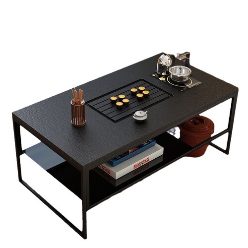 Internet celebrity rock board kung fu tea table office commercial home living room simple multifunctional tea table tea making integrated combination