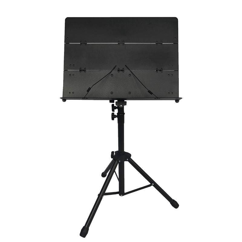 Atril de música triple para comercio exterior, plegable y portátil, universal para instrumentos musicales, atril de música triple estable, soporte para partituras.