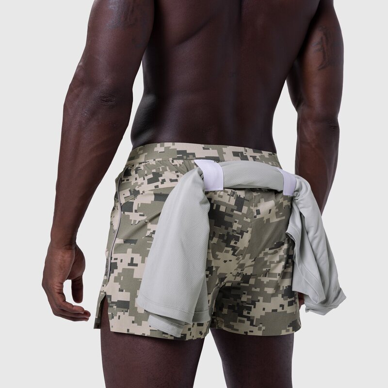 Cross-Border American Sports Fitness Shorts Men's Quick-Drying Reflective Camouflage Running Training Knee-Length Shorts Cross-Border American Sports Fitness Shorts Men's Quick-Drying Reflective Camouflage Running Training Knee-Length Shorts