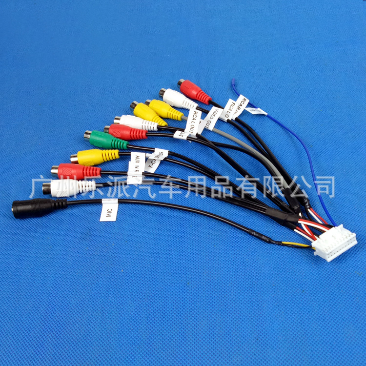 20P 10头RCA+MIC线-2