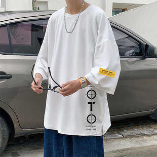 Summer Trendy Men's Korean Style Loose Short Sleeve T-shirt Extra Large Size Fat Top Half Sleeve