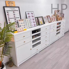 美甲美甲店柜子展示柜指甲油柜甲油胶储物柜产品落地抽屉式收纳