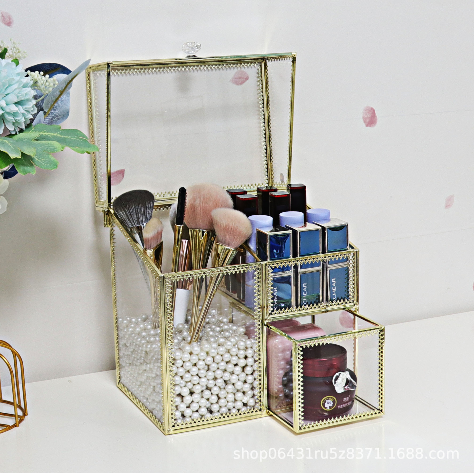 TB037M-GD 매체 (2000 진주 포함) 18.5 × 13.5 × 21cm