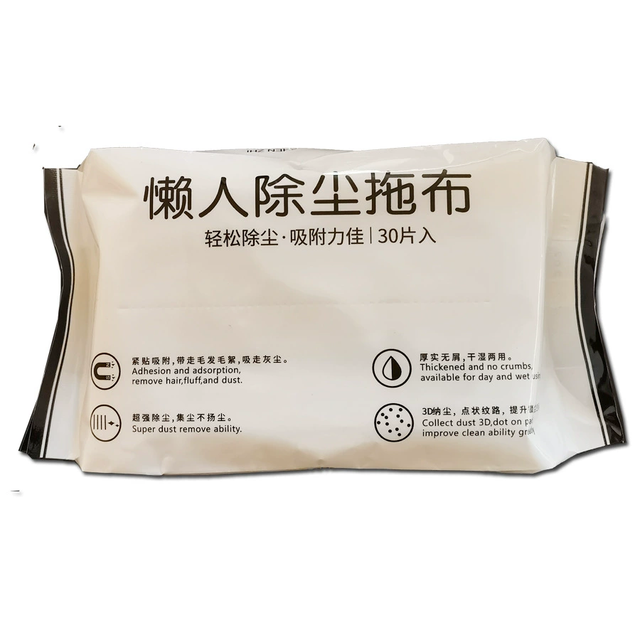 30 шт. Одноразовая китайская простая Электростатическая бумага для сбора пыли для пола, бумага для удаления пыли, липкая швабра, замена бумаги, партия производителя