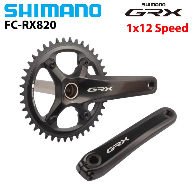 SHIMANO RX820 crankset 12-speed single chainring 40T 170 crank arm GRX off-road road bike GRAVE
