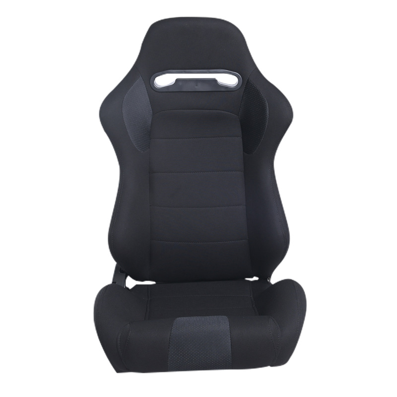 Factory Wholesale Car Seat Modified Gaming Chair with Slide Full Black Leather Car Racing Seat