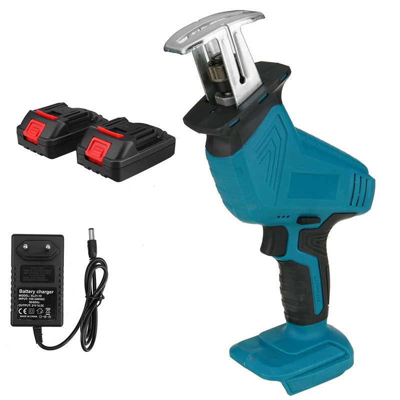 手提式电锯充电锂电锯往复锯多功能马刀锯家用伐木大功率电锯