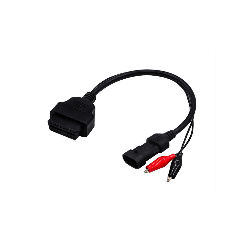 3PIN To OBD2 16PIN for Fiat 3PIN Male OBD2 Cable OBDII延长线