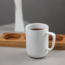 纯白骨瓷创意陶瓷杯子家用办公简约咖啡马克杯喝水奶杯水杯按需定