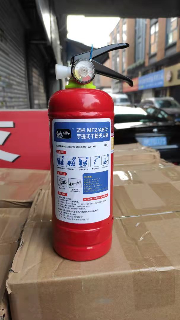 Free Shipping Blue Label Portable Car-Mounted Household Stainless Steel Foam Water-Based Fire Extinguisher Car Safety Emergency Supplies