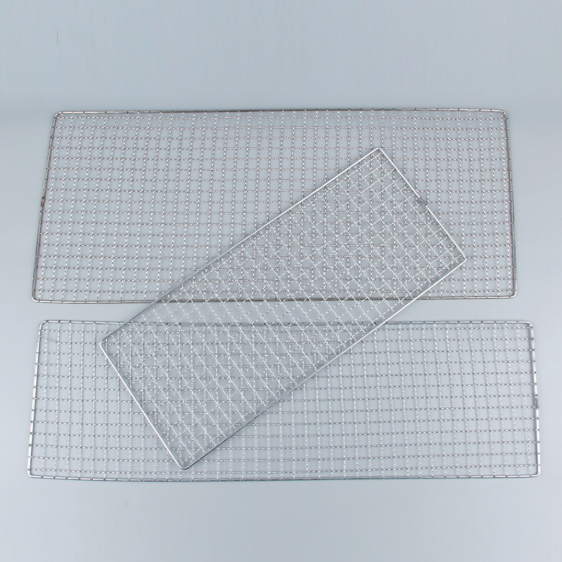 Wholesale barbecue net stainless steel barbecue net mesh grilled fish clip mesh grill grill disposable rectangular mesh rack Wholesale barbecue net stainless steel barbecue net mesh grilled fish clip mesh grill grill disposable rectangular mesh rack
