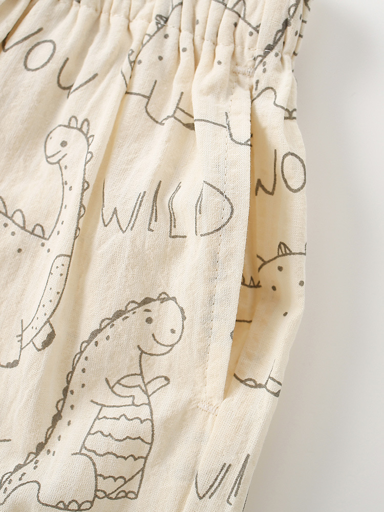 Malwee transfronterizo verano nuevo pantalones infantiles cómodos pantalones infantiles sueltos transpirables pantalones diarios ociosos a prueba de mosquitos