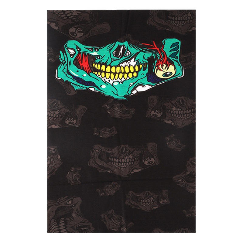 Outdoor Magic Headscarf Bicycle Riding Headscarf Summer Sunscreen Breathable Skull Headscarf Magic Face Towel