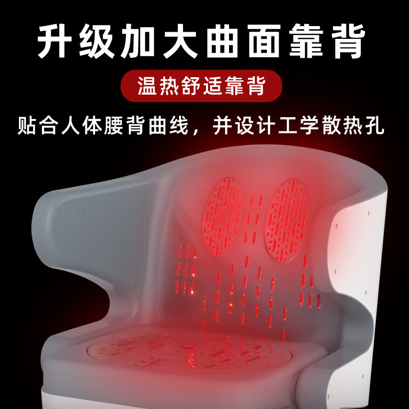 灸器に座って灸の腰掛けをします。美容院で灸をします。|undefined