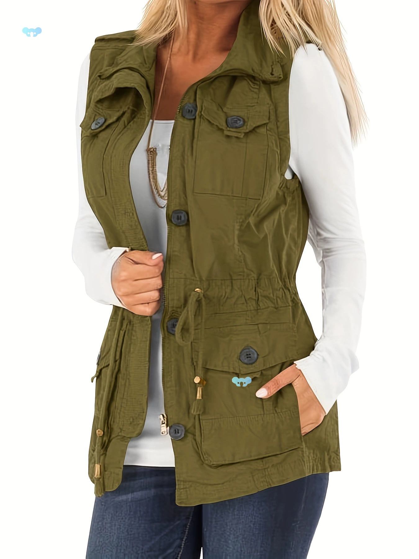 Женский повседневный военный жилет, легкий трансграничный дропшиппинг