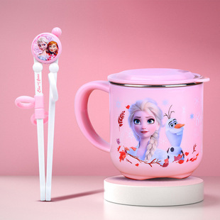 Children's chopsticks for training, highchair, adjustable tableware for food for mother and baby, fall protection 3