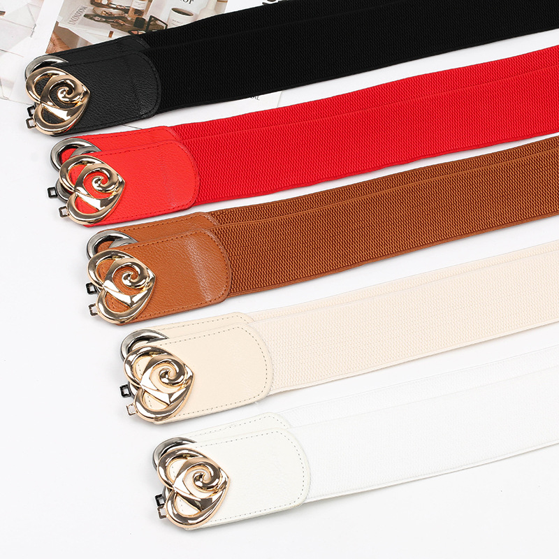 Elastischer Breiter Taillengürtel Modisches Accessoire Für Damen_voghion.com