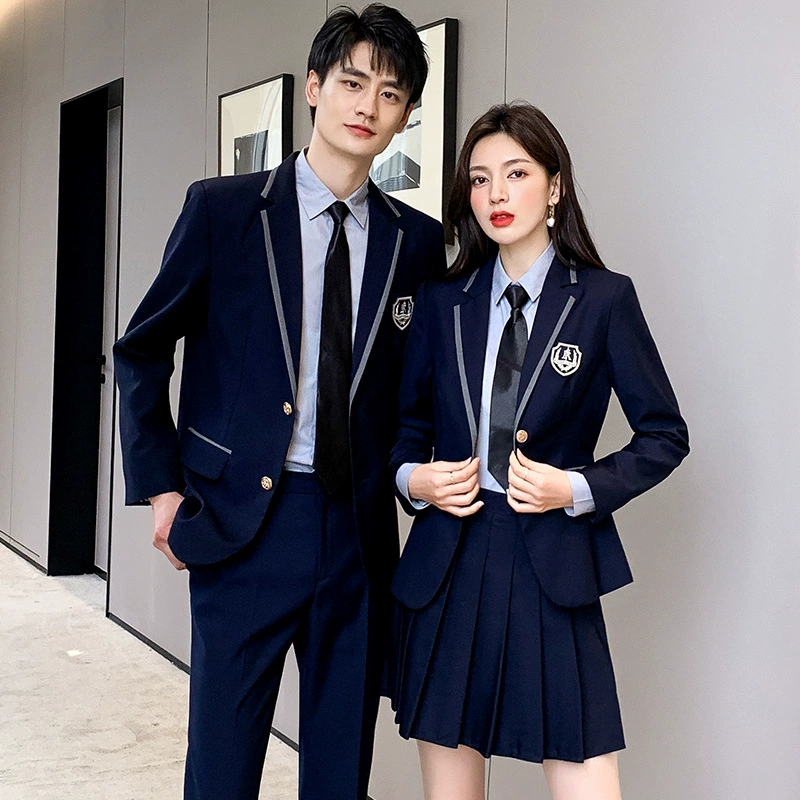 JK Униформа костюм мужской и женский осенне-зимний колледж в японском стиле школьная форма для учителей детского сада рабочая одежда садовая форма
