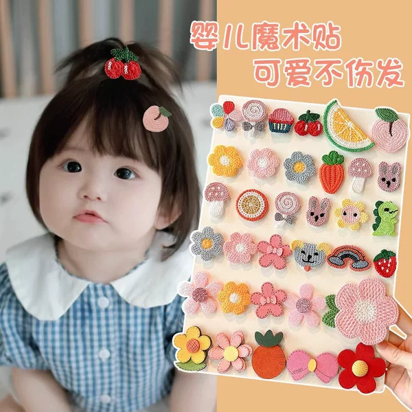 Girls' Hair Clips That Do Not Hurt Hair, Baby's Cute Hair Clips, Kidsren's Hair Clips, Lanugo Hair Headwear, Safe Baby Hair Accessories