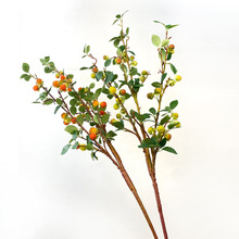 仿真树莓果覆盆子跨境人造覆盆子树莓果特大枝浆果野果装饰