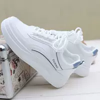 Кэжуал кроссовки OUXING женские белые на платформе, лёгкие и дышащие
