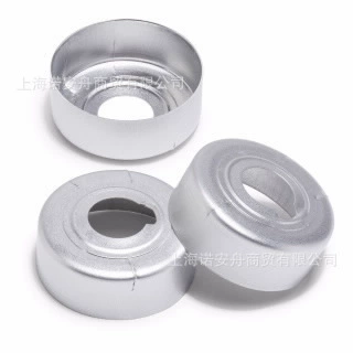 9301-0718 Алюминиевая крышка для бутылки Angilent, зажим 20 мм, серебряная крышка для бутылки с инъекцией
