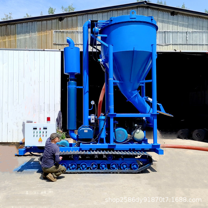 诚达机械正压输送吸灰机 自吸式水泥粉装车机 煤炭颗粒吸料机