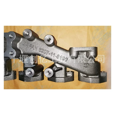 Exhaust manifold PC200-6 6D95 Engine