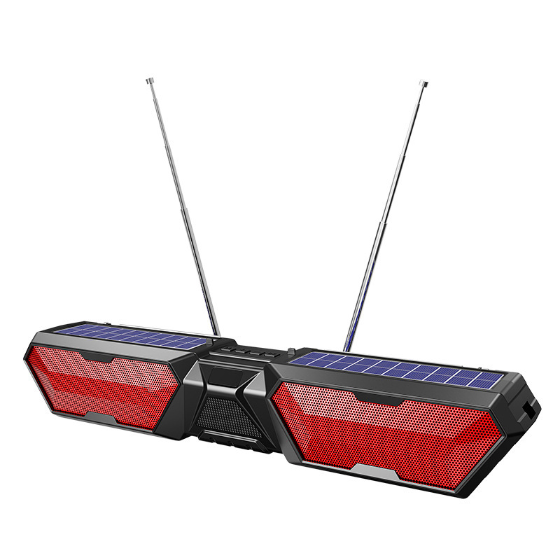 サウンドバースピーカー ブルートゥース ストリップ型 ポータブル カラフルライト搭載 高品質 デスクトップ/アウトドア ソーラーアンプ 2025年新型|undefined