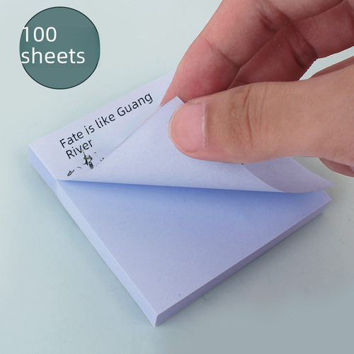 Post-it Notes Morandi Color Student Sticky Notes Office Stationery Message Stickers Notebook Tear-off Sticky Notes Convenient Stickers