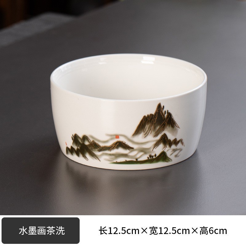 백자 원형 풍경 차 세척기 (핫 세일 가격)