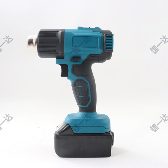 Cross-border high-power portable lithium battery hot air gun charging small temperature regulating heat shrinkable film plastic welding gun wireless film baking