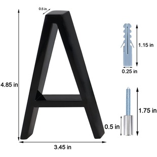 Huamo Door Number Plate Supply Door Number Manufacturer Digital Accessories Iron Alloy Black Zinc Door Number Plate Sign