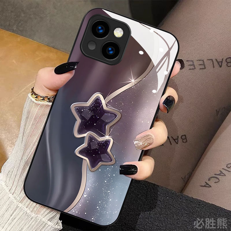 Gradient star for opporeno10 phone case a58/a57 glass k10 couple gtneo/findx5