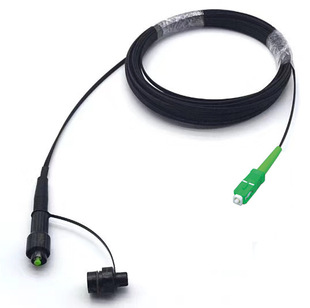 Outdoor Base Station optical fiber waterproof connector MINISC Butterfly leather cable optical fiber waterproof pigtail jumper