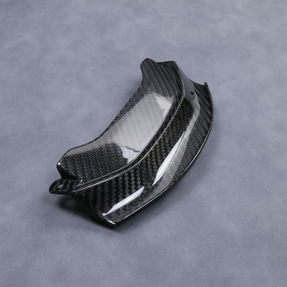 Suitable for CFMOTO spring wind 800NK rhinoceros + motorcycle modified carbon fiber shell rear seat cushion front decorative plate