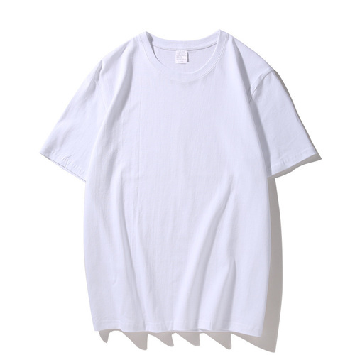 Handle 8 yuan/piece combed compact rotor spun conventional heavy combed men's T-shirt (non-returnable)