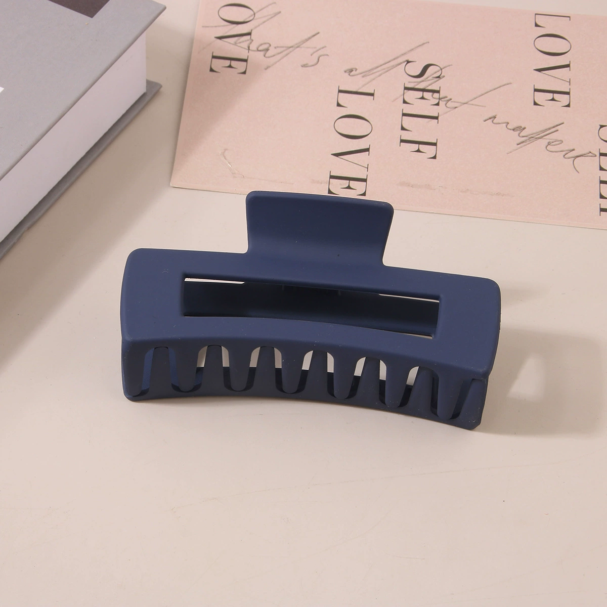 (Cross-border trading), rectangular matte crab pin, big shark, hairgrip, Amazon, simple and elegant design