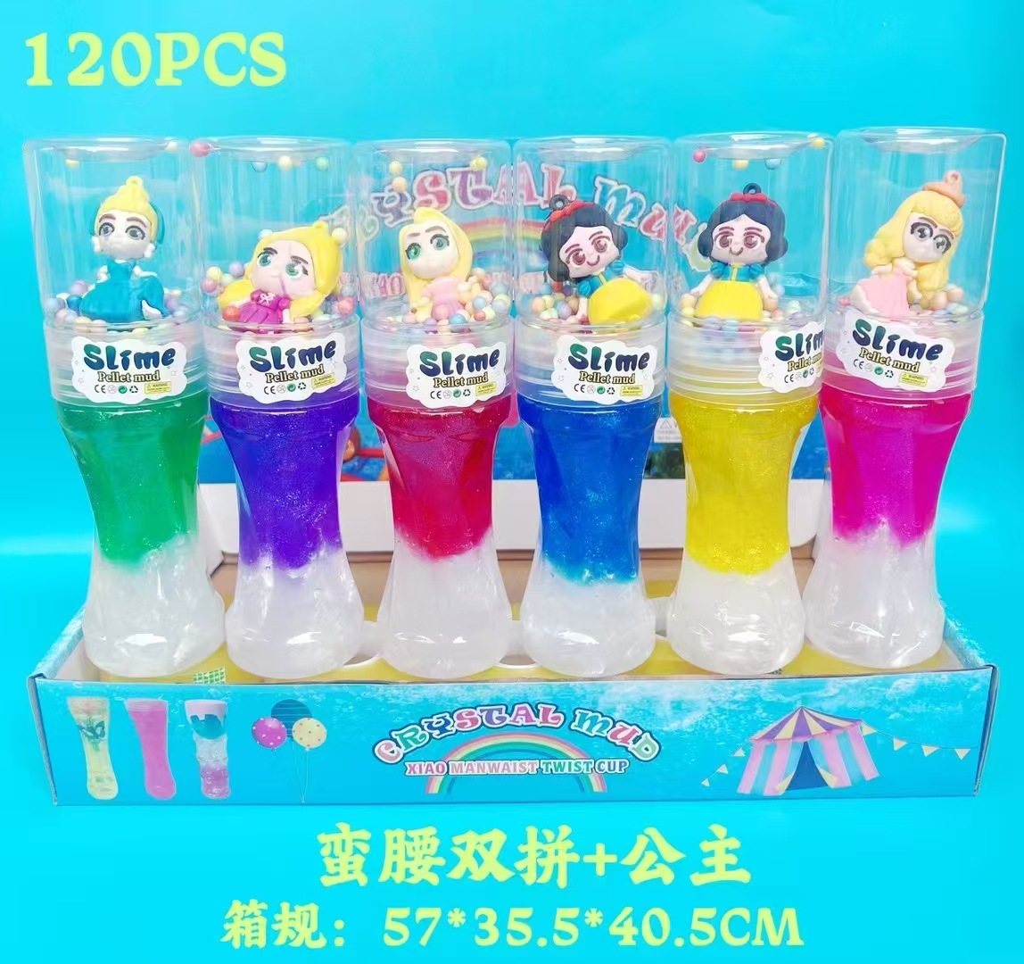 Helado de cintura salvaje transfronterizo más muñeca Stitch arcilla de cristal de dos colores arcilla de cristal de dos colores hecha a mano creativa arcilla de descompresión image 12